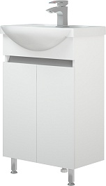 Corozo Тумба под раковину Джуно 50 М белая – фотография-2